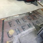 F Reen Chemist Floor Sign