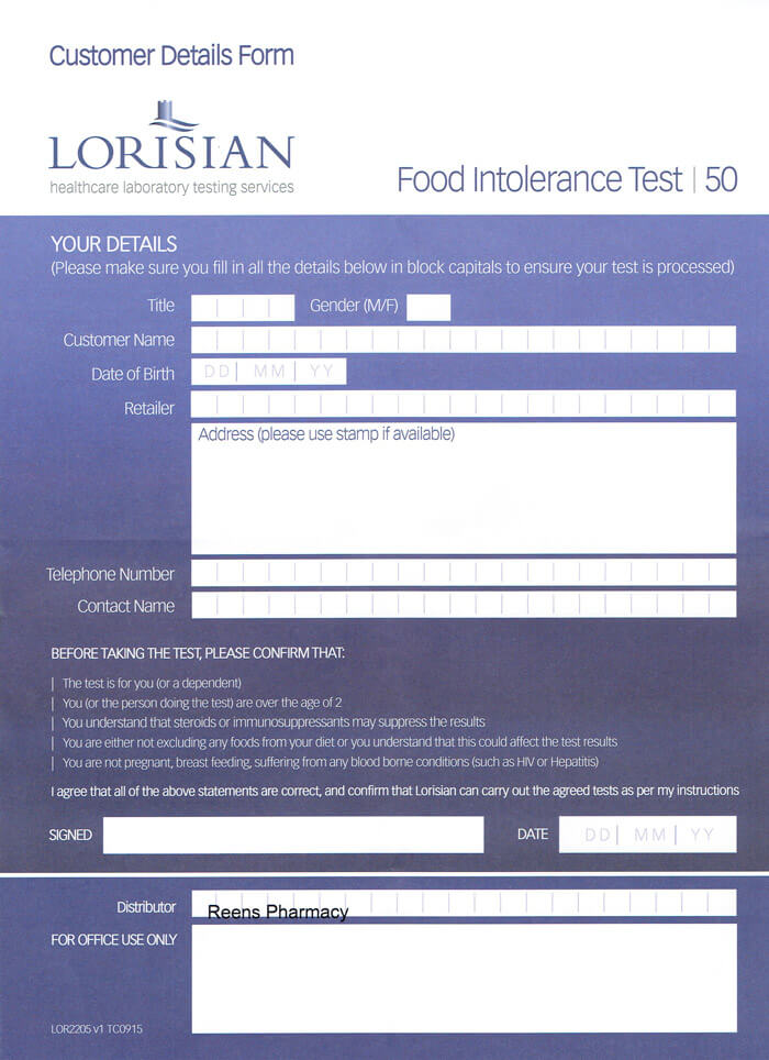 Lorisian-Food-Intolerance-Test-Form