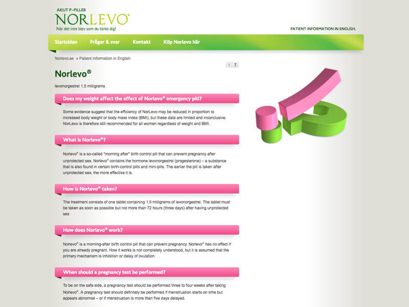Norlevo-Website